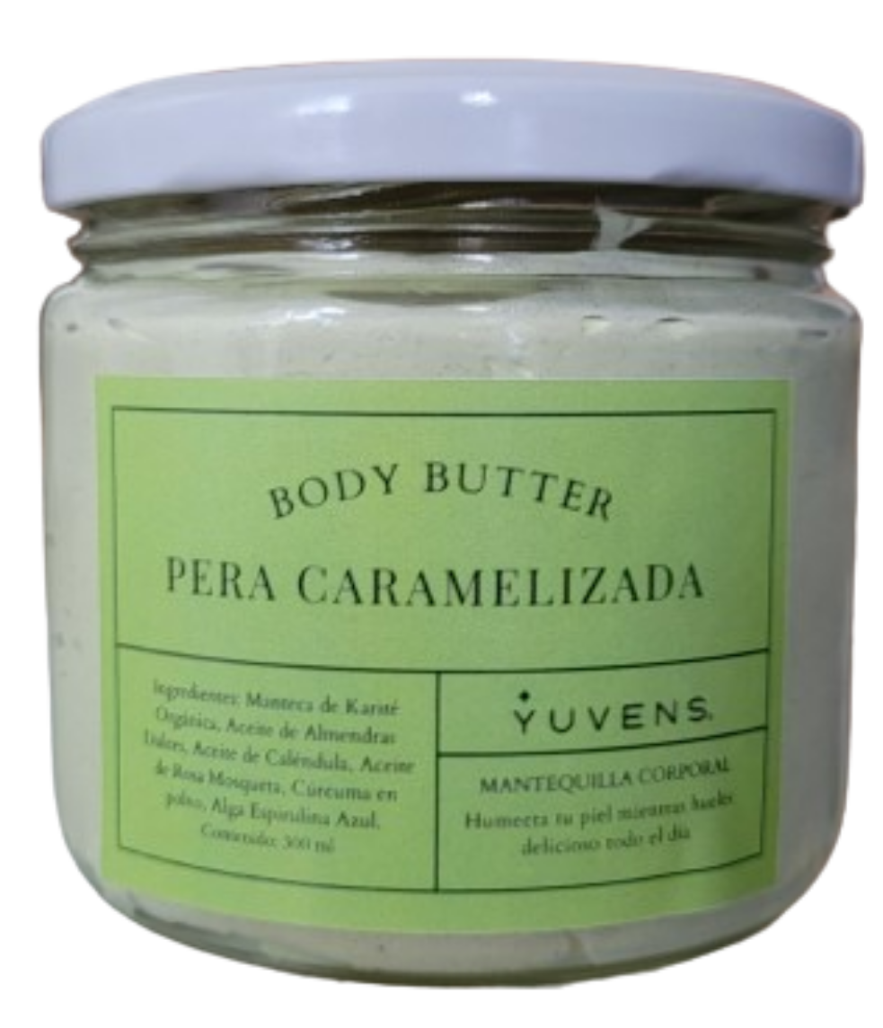 Body Butter Vegana olor Pera Caramelizada (Mantequilla Corporal)